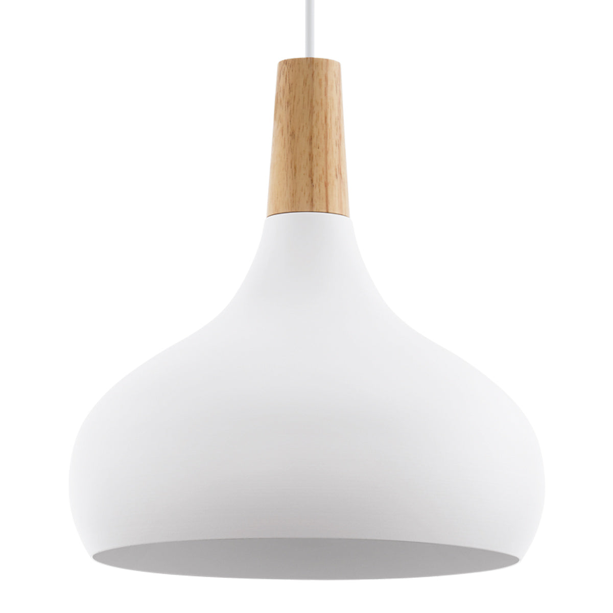 Sabinar Small Timber Pendant Light with Adjustable Height