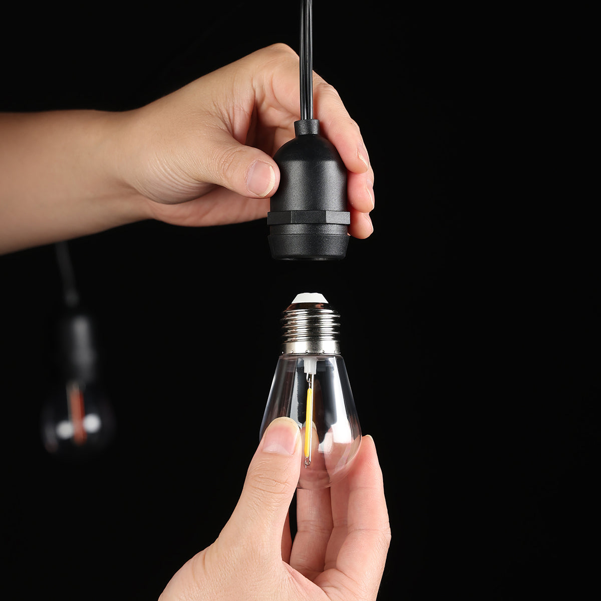 10LT 12V IP55 Hanging LED Festoon Kit 13m