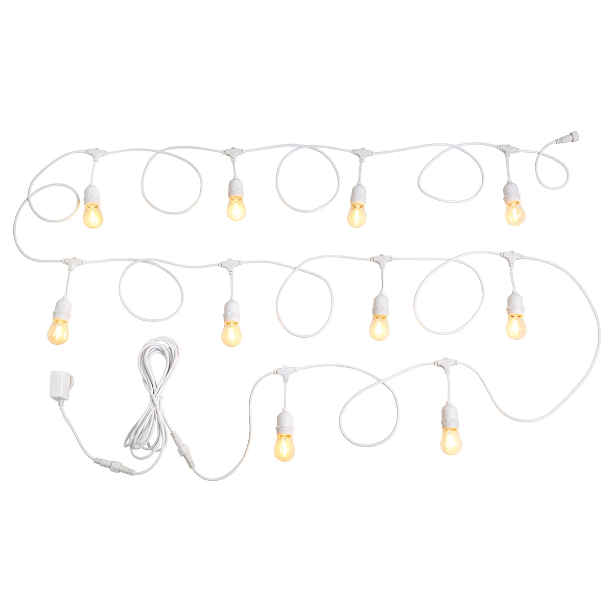 10LT 12V IP55 Hanging LED Festoon Kit 13m