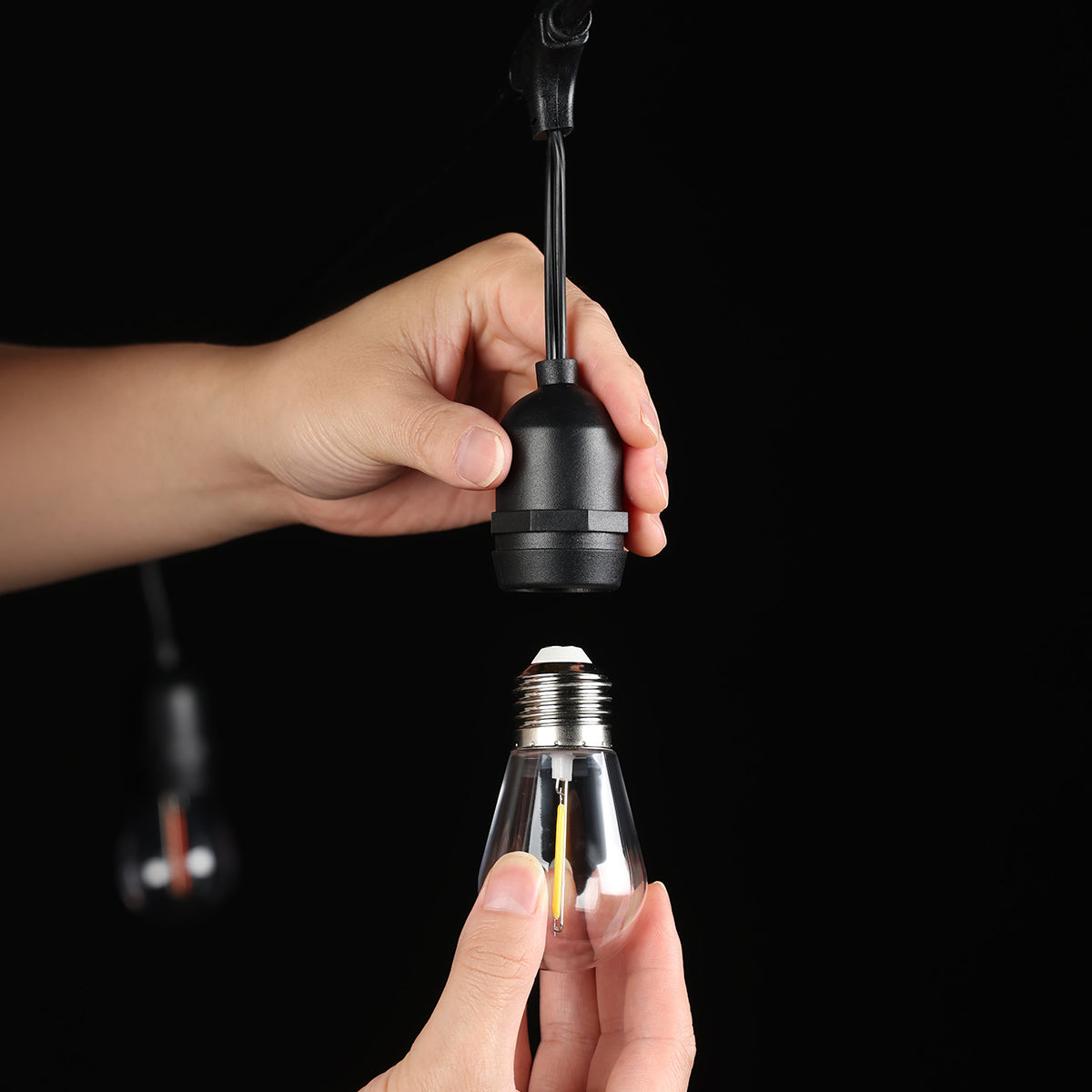 10LT 12V IP55 Hanging LED Festoon Kit 13m