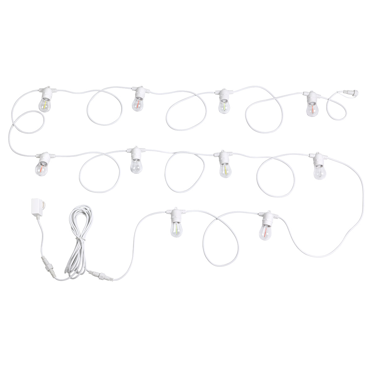 10 Light Fixed LED Festoon 13m IP55