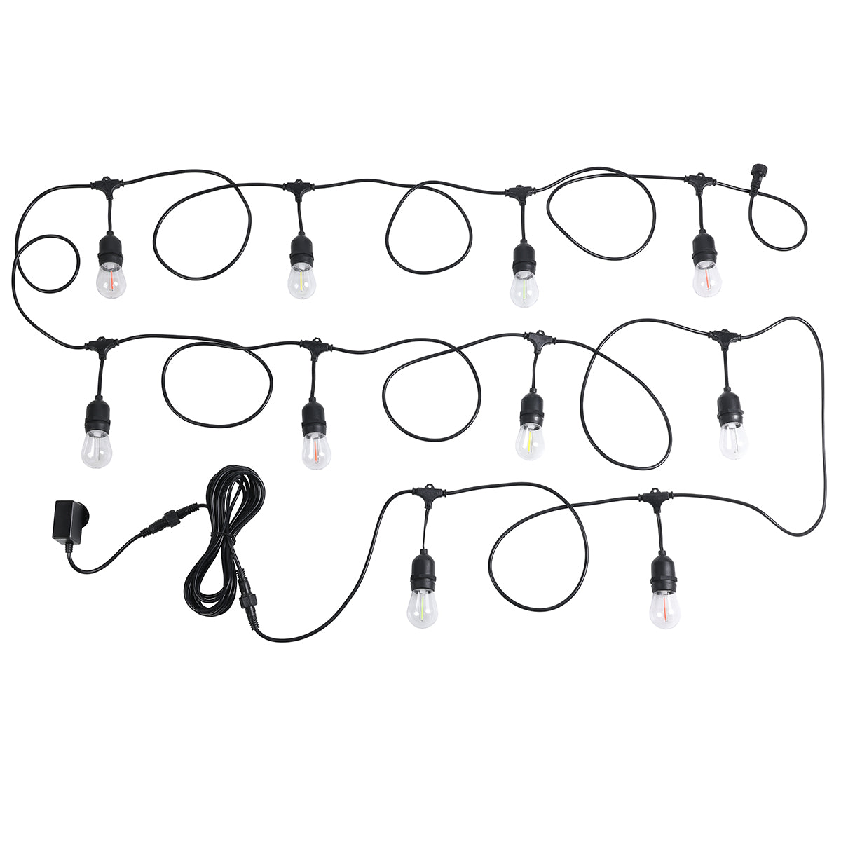 10LT 12V IP55 Hanging LED Festoon Kit 13m