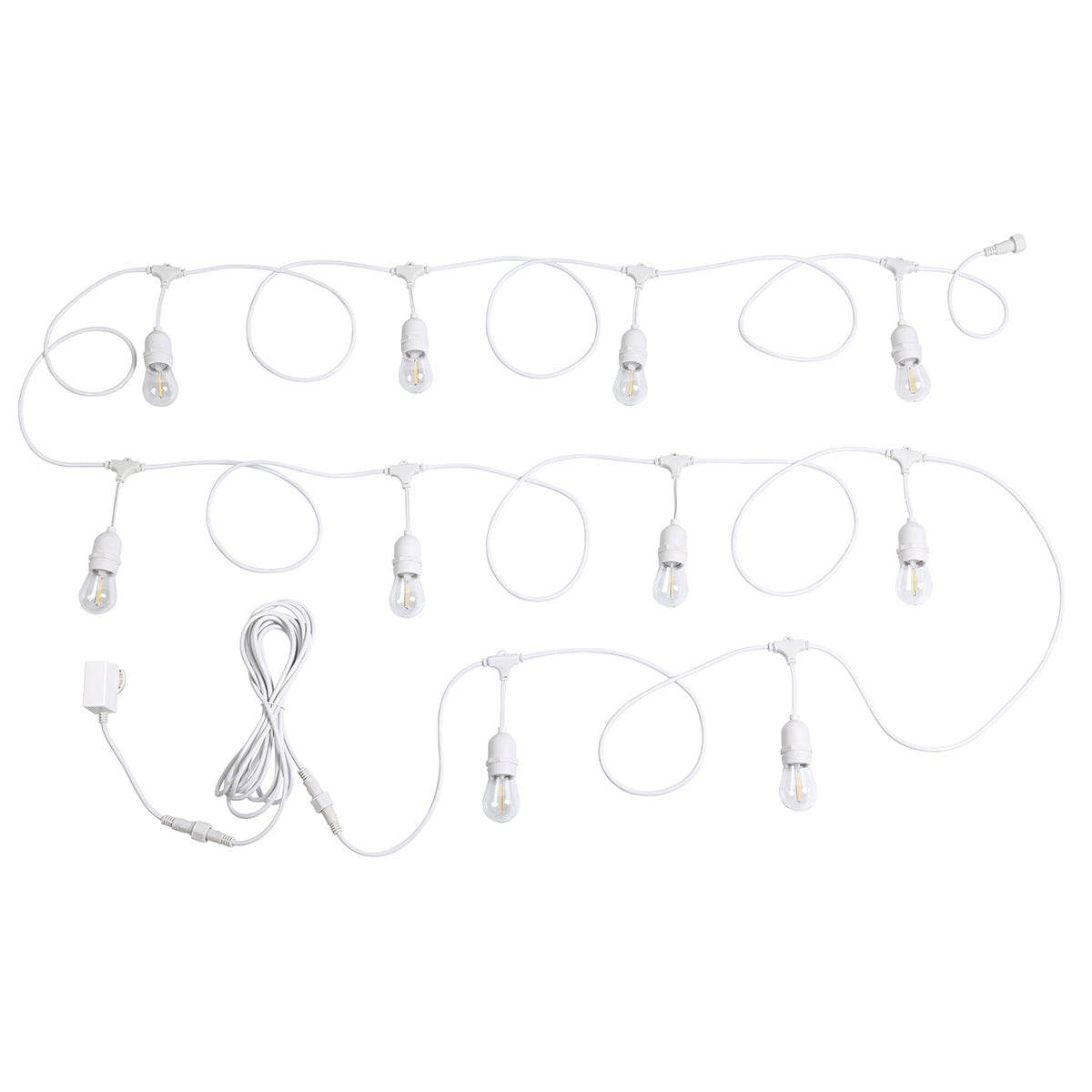 10LT 12V IP55 Hanging LED Festoon Kit 13m