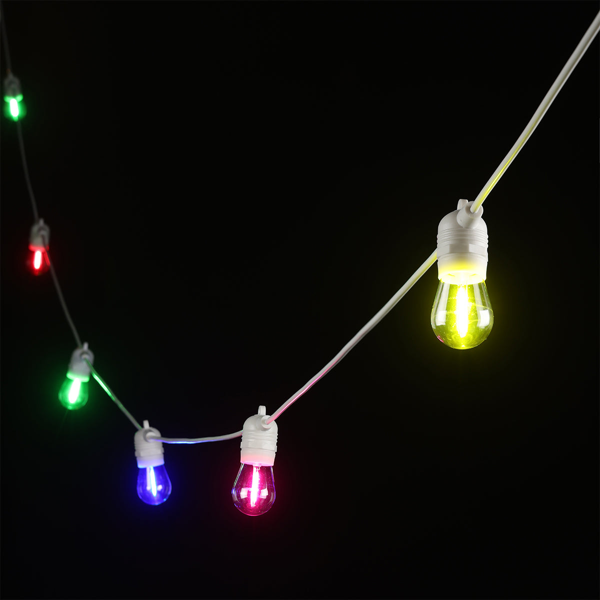 10 Light Fixed LED Festoon 13m IP55