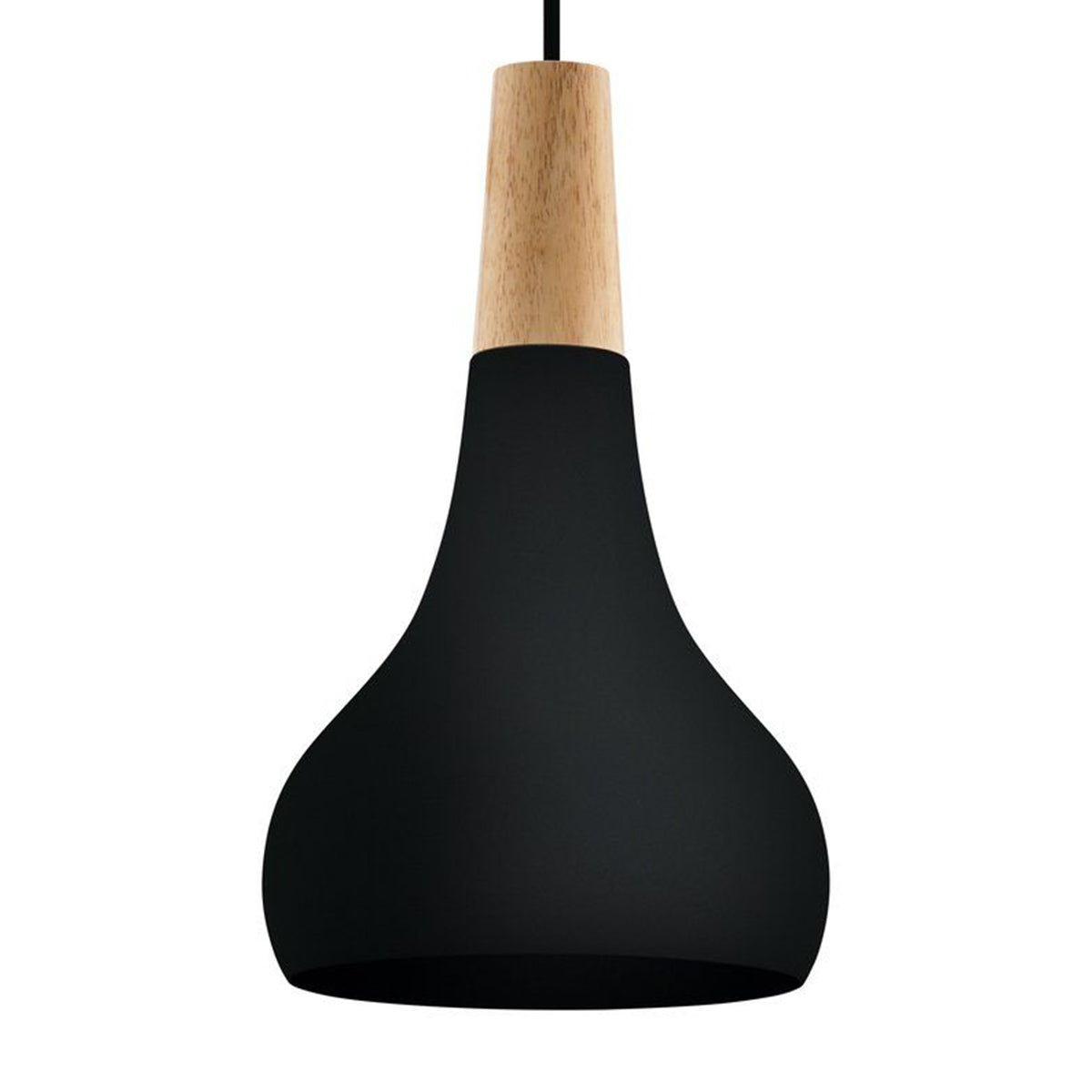 Sabinar Small Timber Pendant Light with Adjustable Height