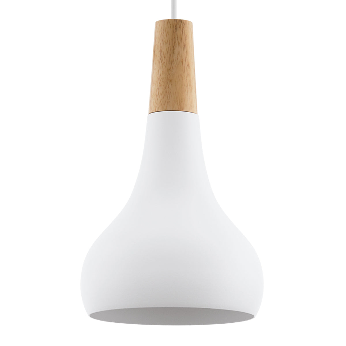 Sabinar Small Timber Pendant Light with Adjustable Height