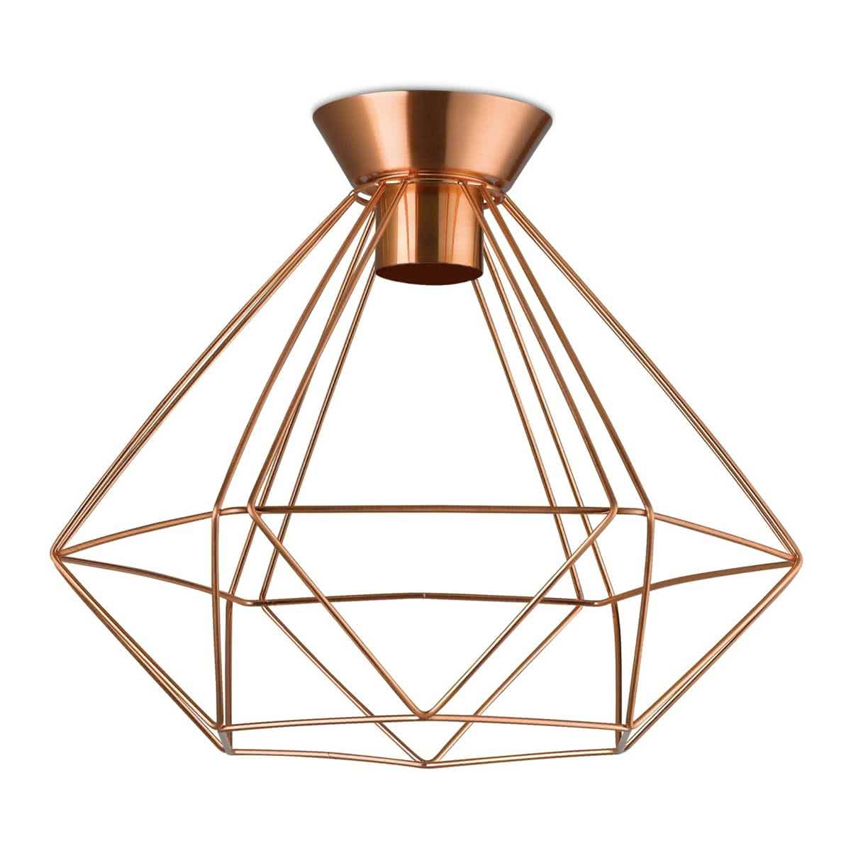 Tarbes Small Metal Wire Batten Fix with Metal Cage