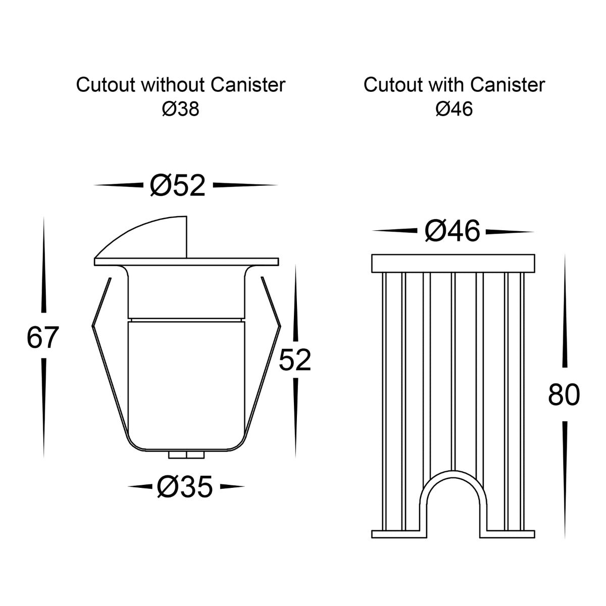 Elite Recessed Eyelid Deck Light