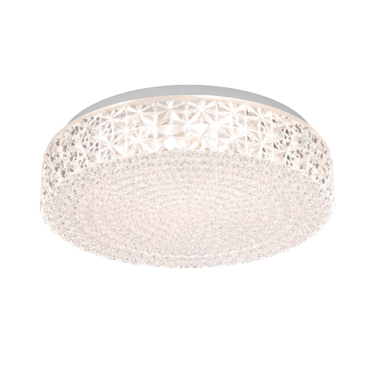Eltz LED Patterned Oyster Ceiling Light