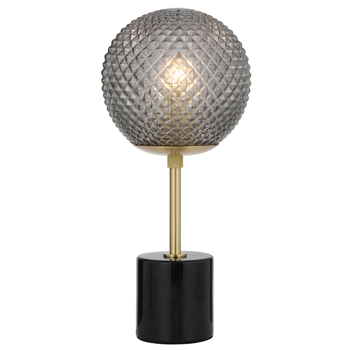 Elwick Lamp with Marble Base €“ Antique Brass Finish