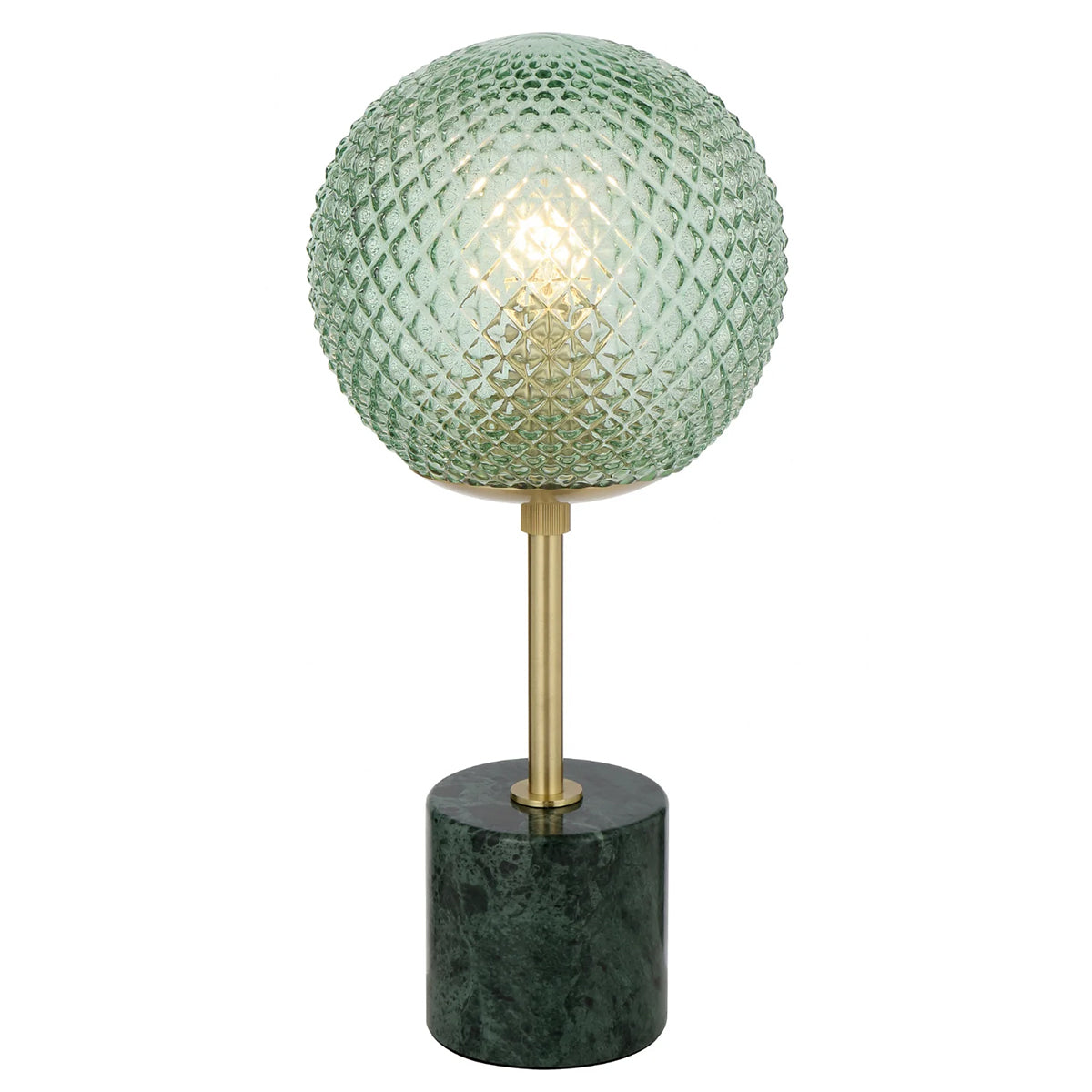 Elwick Lamp with Marble Base €“ Antique Brass Finish