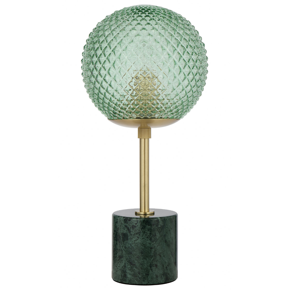 Elwick Lamp with Marble Base €“ Antique Brass Finish