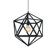 Embleton 1 Light Large Hexagon Pendant Light with Adjustable Cord