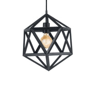 Embleton 1 Light Small Hexagon Pendant Light with Vintage Style