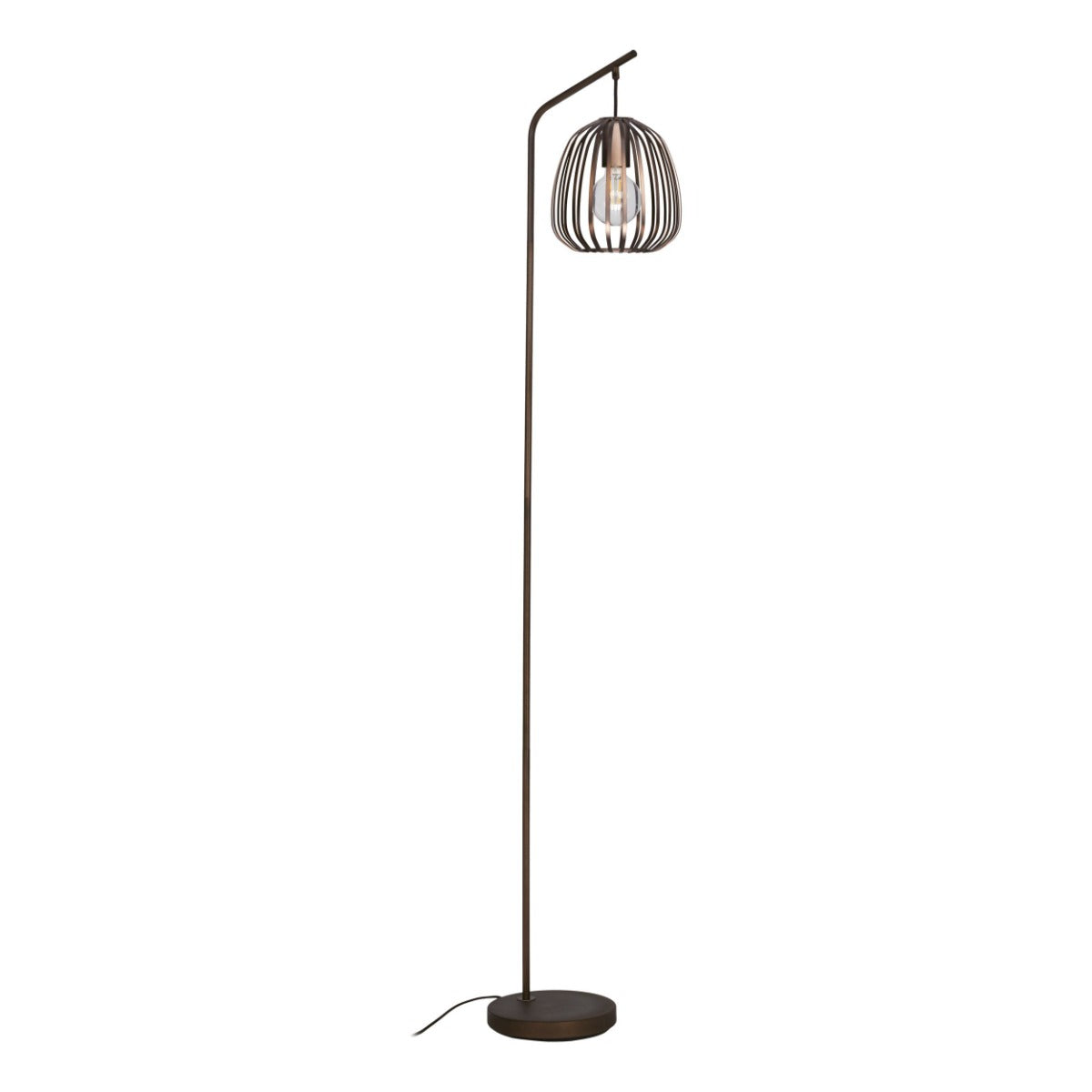 Espinal Floor Lamp E27 with Bronze Metal Cage