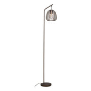 Espinal Floor Lamp E27 with Bronze Metal Cage