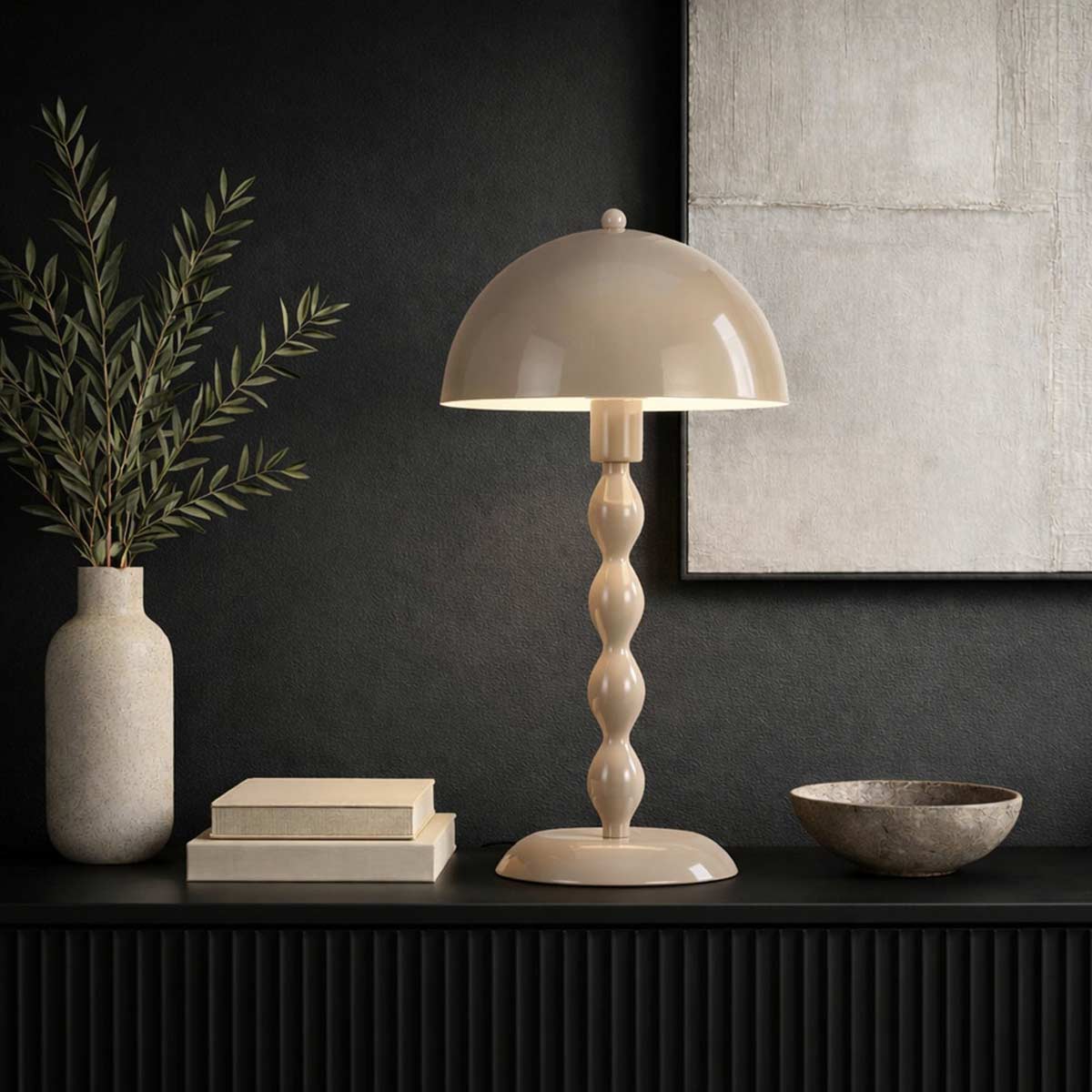 Estiq Twist Table Lamp with Sculptural Design