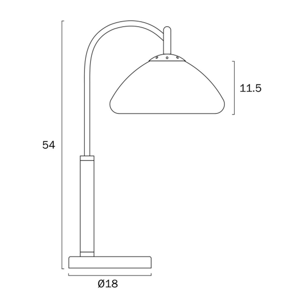Estova Walnut Table Lamp
