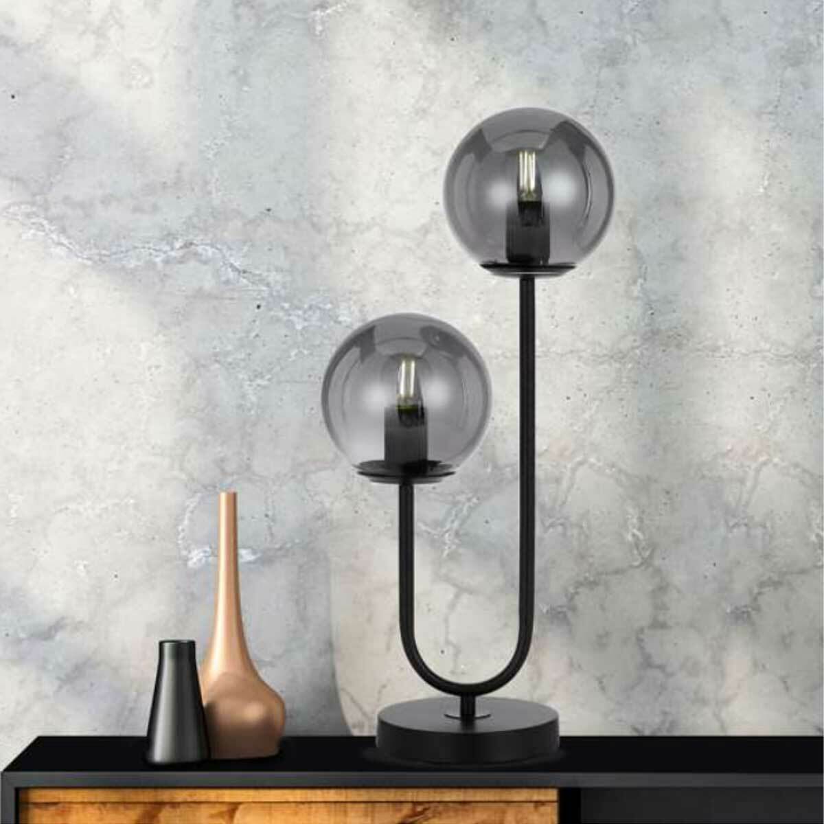 Eterna 2 Light Retro Table Lamp - Modern Design