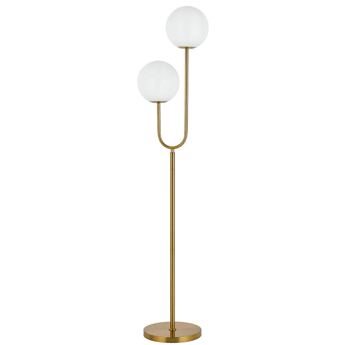 Eterna 2 Contemporary Floor Lamp with Glass Spheres