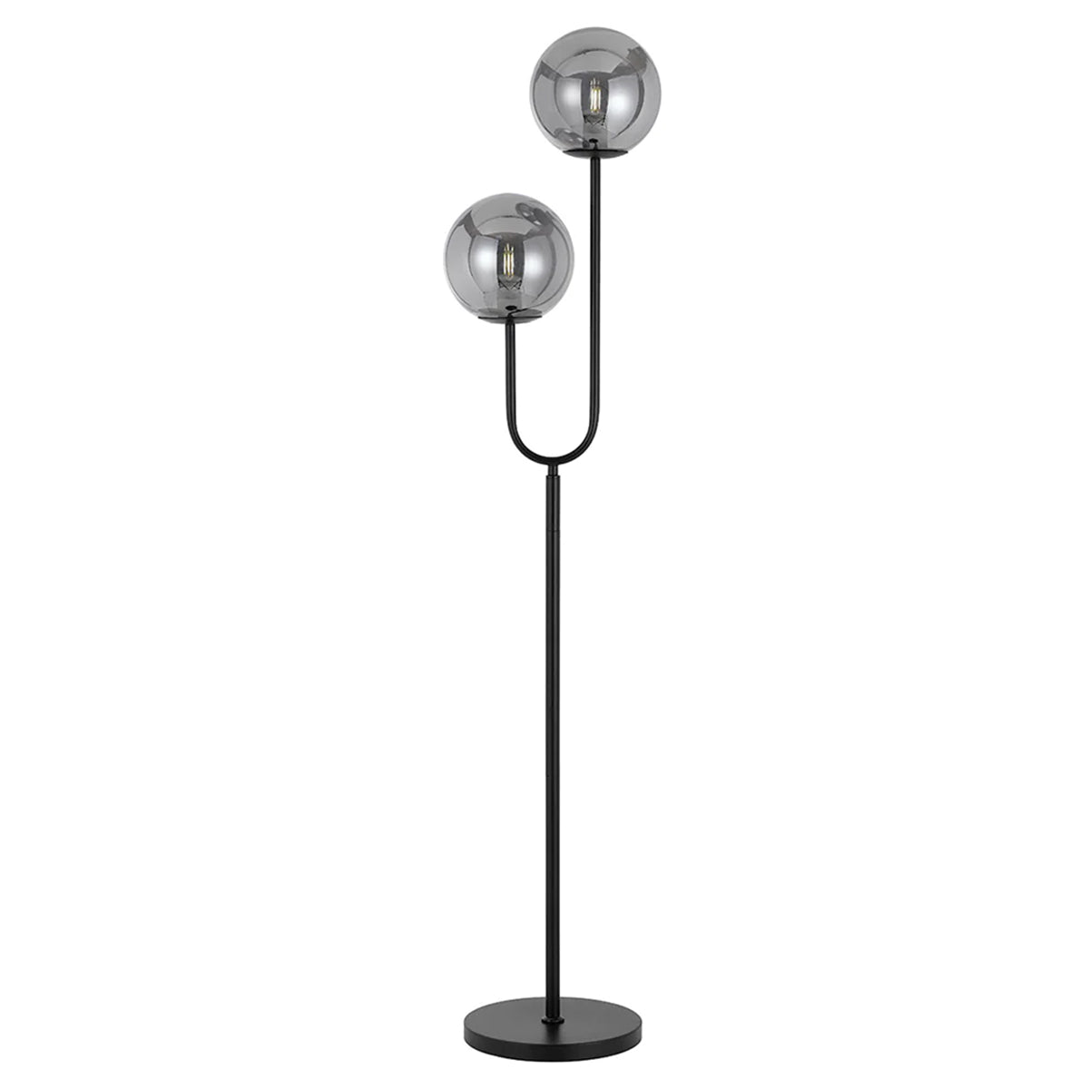 Eterna 2 Contemporary Floor Lamp with Glass Spheres