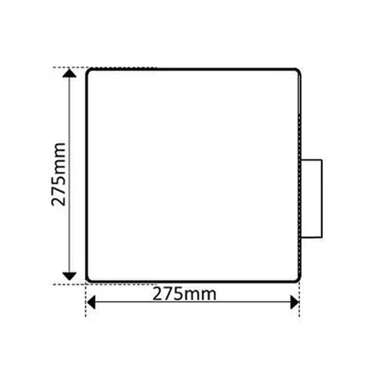 Exhaust Ceiling Fan White - Square Altair