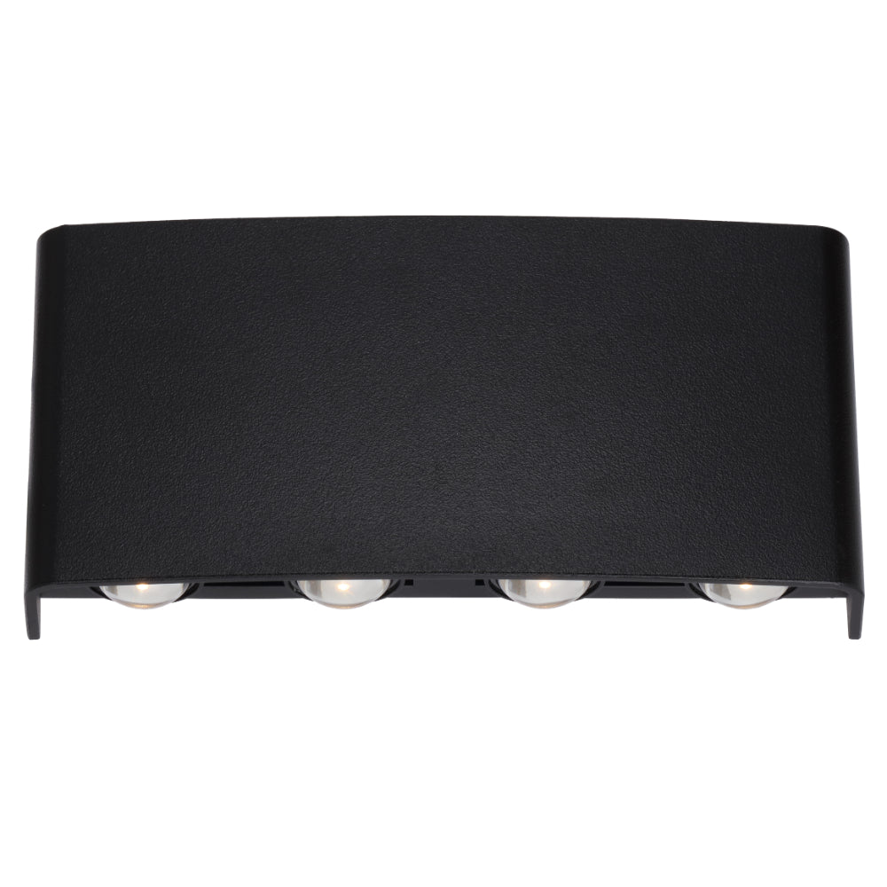 Eyvor 8 Light Wall Lamp with Tri-Colour LED Outdoor Lighting