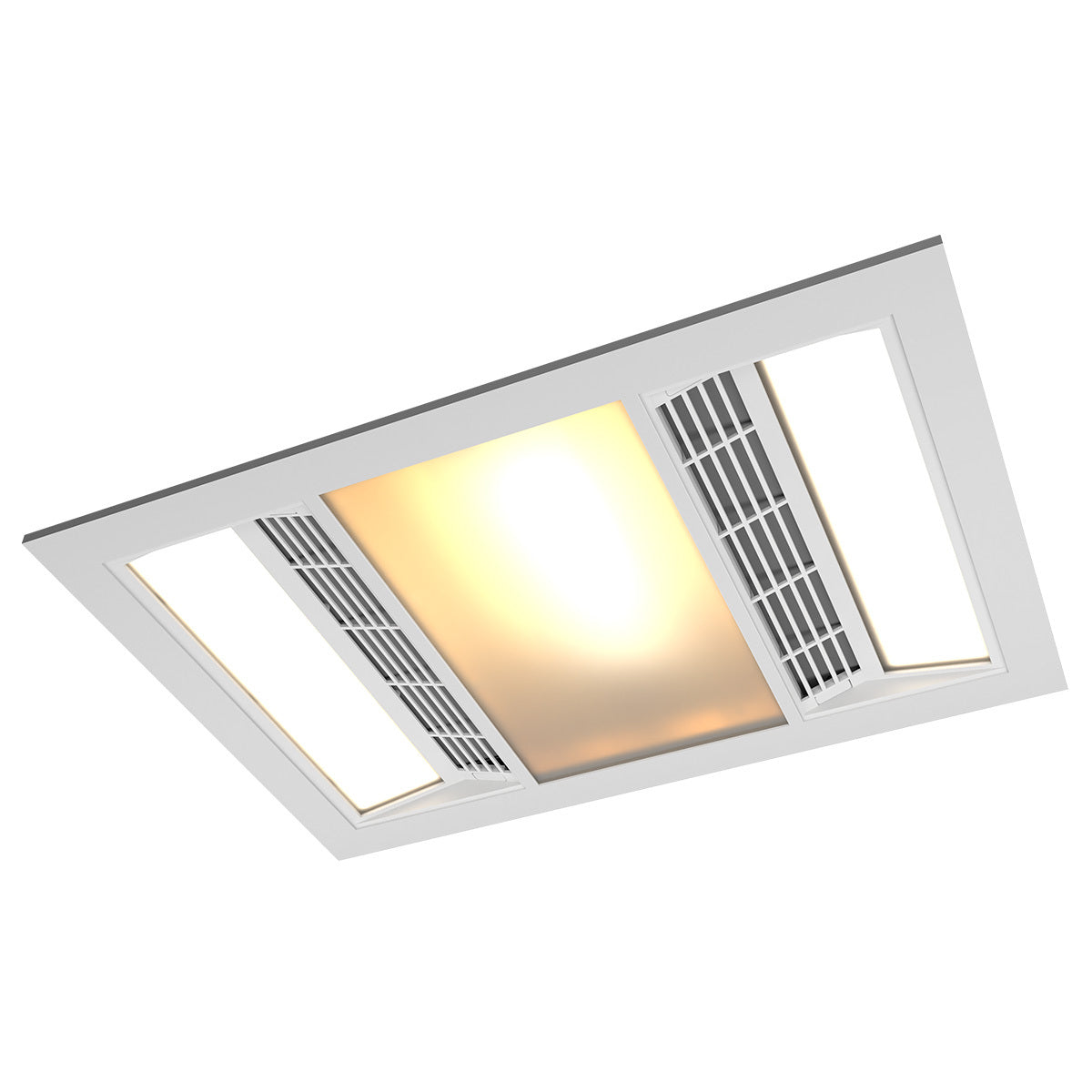 Fanforce Whirlwind Premium Bathroom 3 in 1 Heater Exhaust Fan Light-White