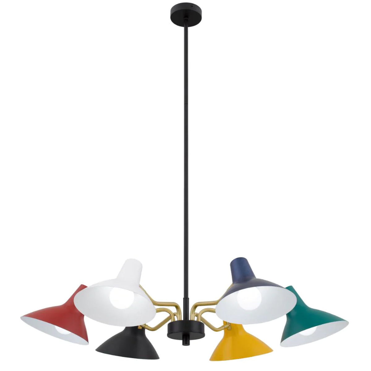 Farbon 6 Light Adjustable Pendant Light with Flexi-Arm