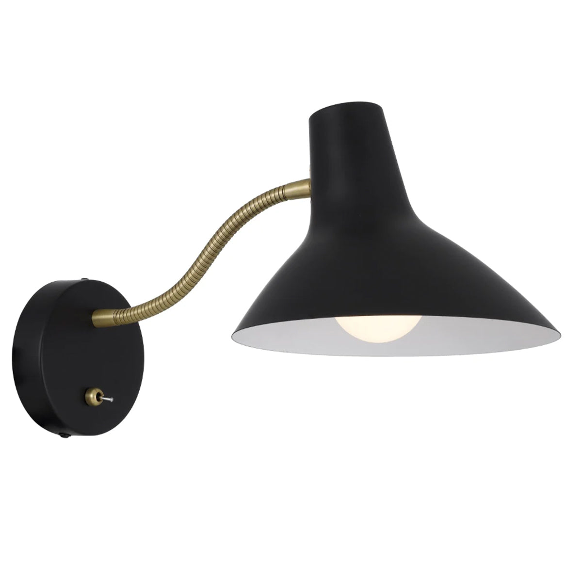 Farbon Adjustable Wall Lamp with Metal Flexi-Arm