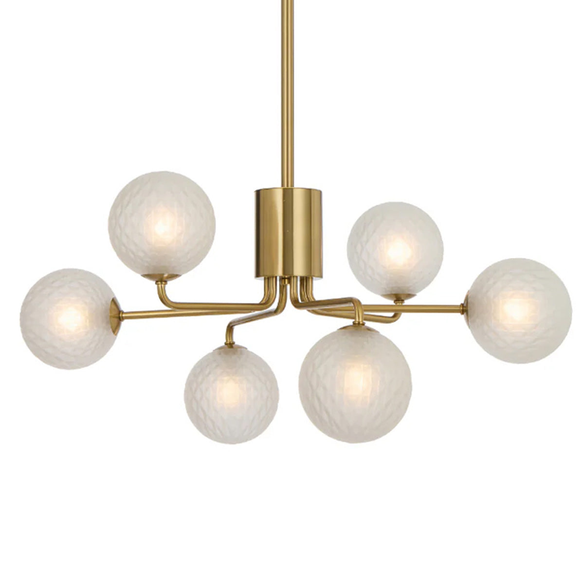 Felton 6 Light Glass Sphere Pendant with Interchangeable Shades