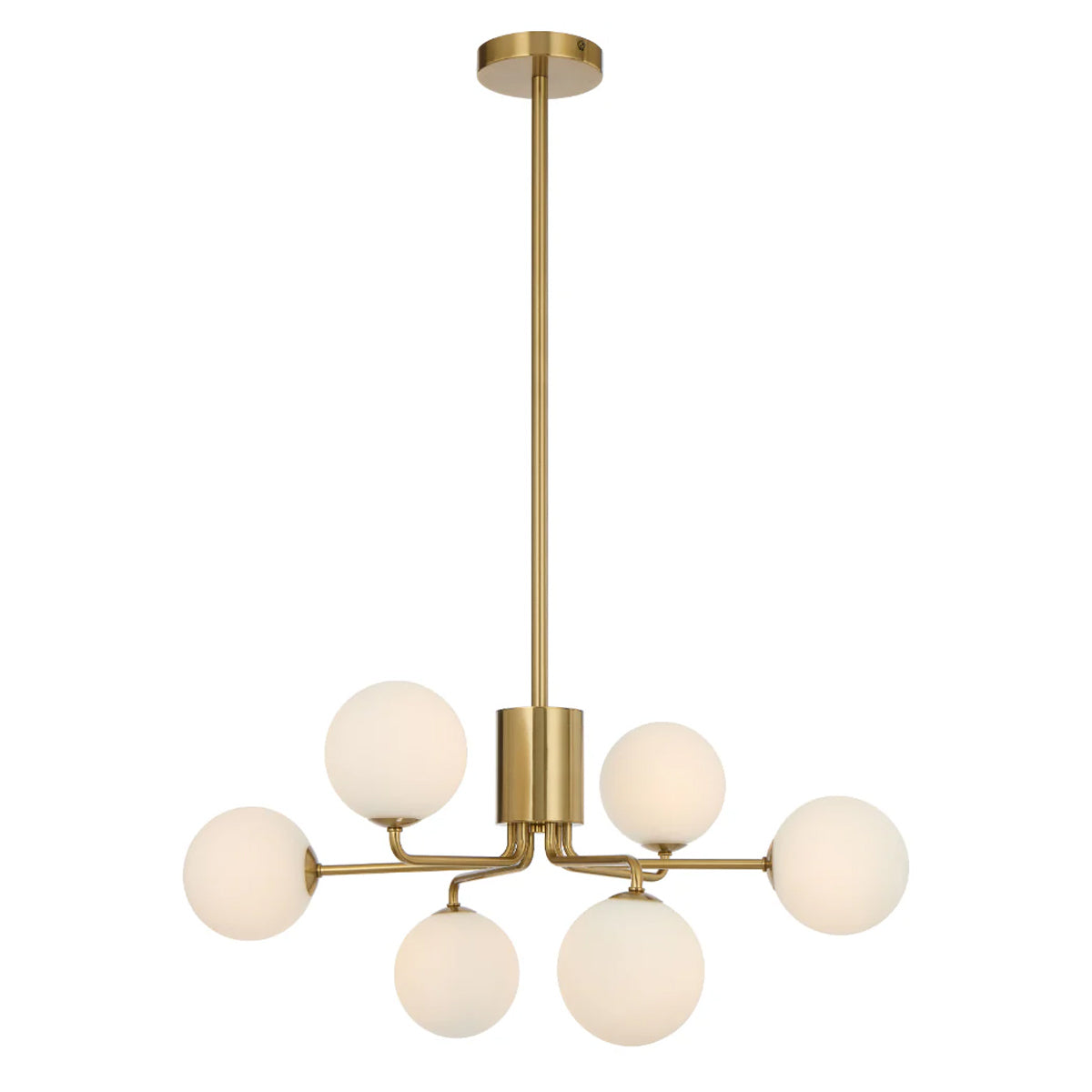 Felton 6 Light Glass Sphere Pendant with Interchangeable Shades