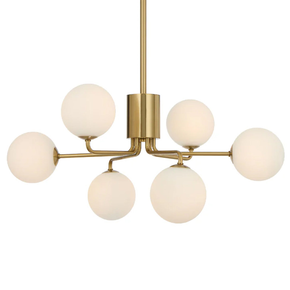 Felton 6 Light Glass Sphere Pendant with Interchangeable Shades