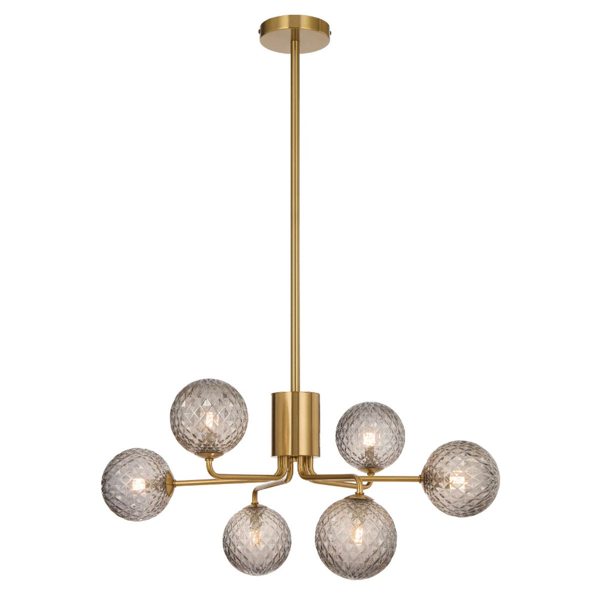 Felton 6 Light Glass Sphere Pendant with Interchangeable Shades