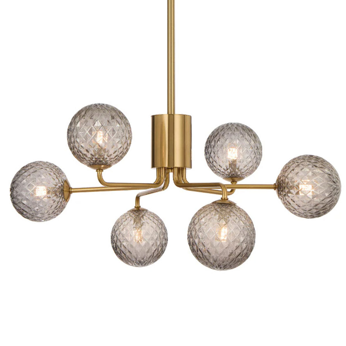 Felton 6 Light Glass Sphere Pendant with Interchangeable Shades