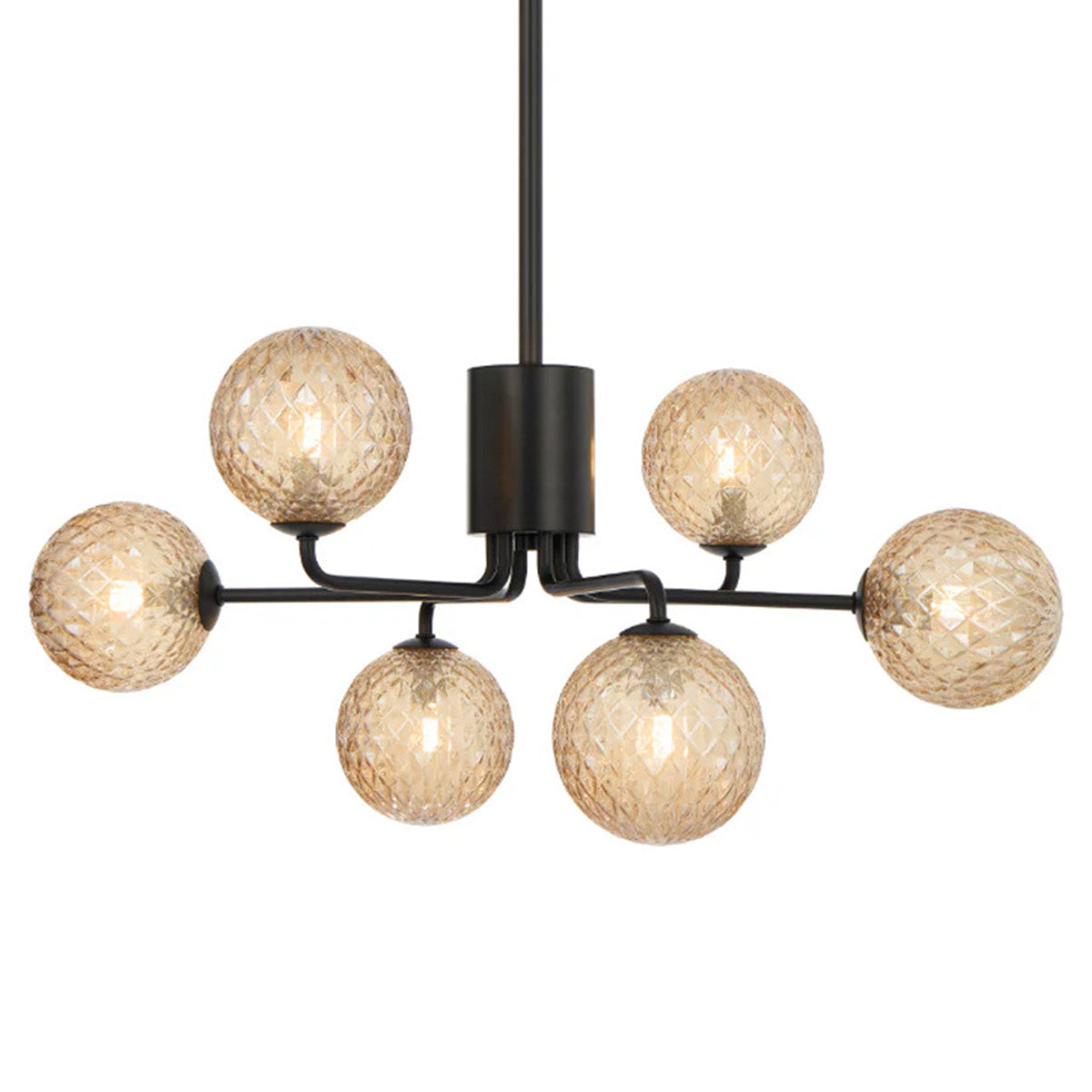 Felton 6 Light Glass Sphere Pendant with Interchangeable Shades
