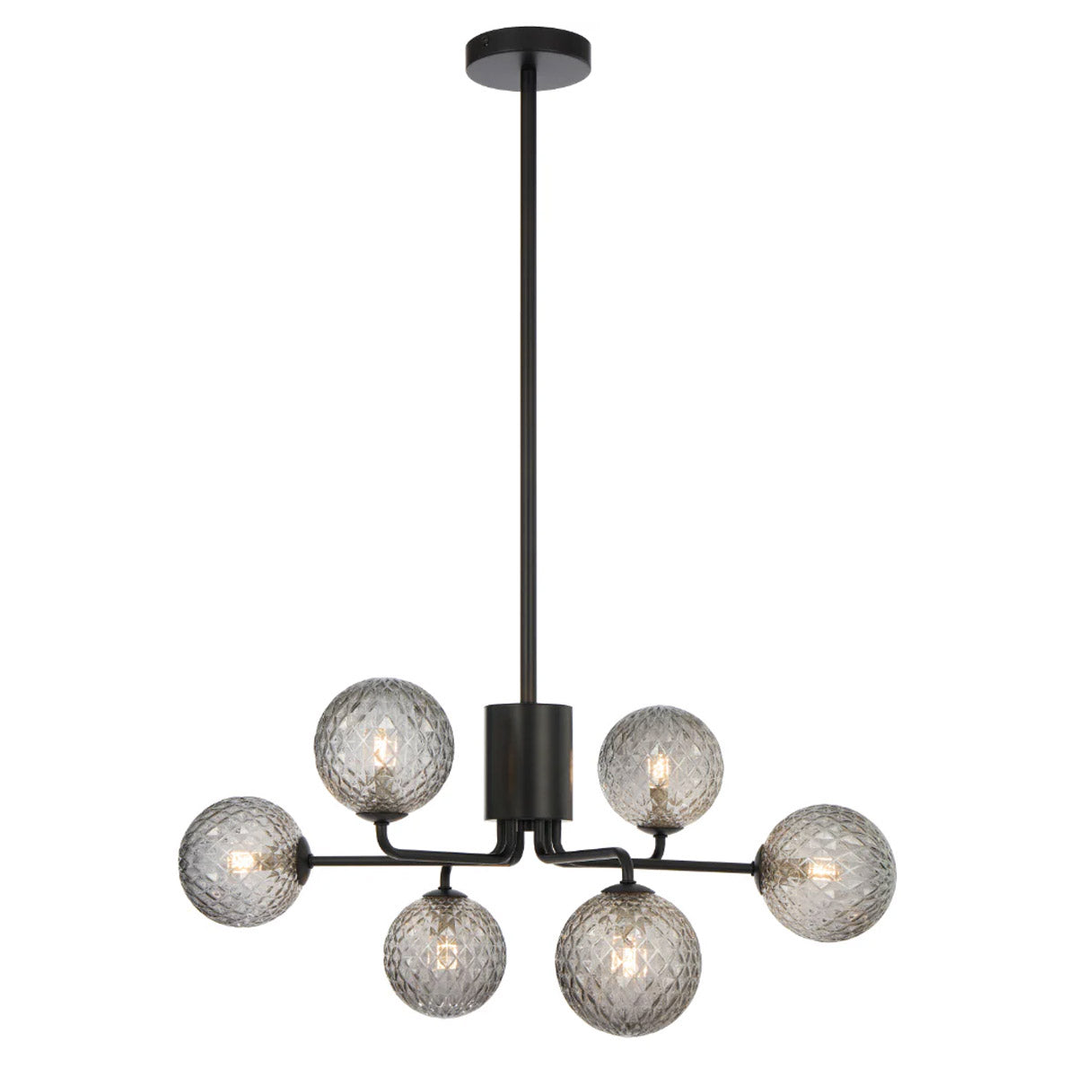 Felton 6 Light Glass Sphere Pendant with Interchangeable Shades