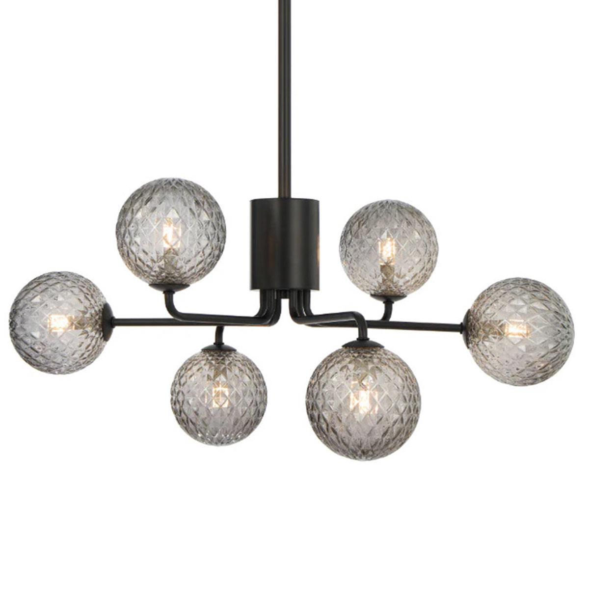 Felton 6 Light Glass Sphere Pendant with Interchangeable Shades