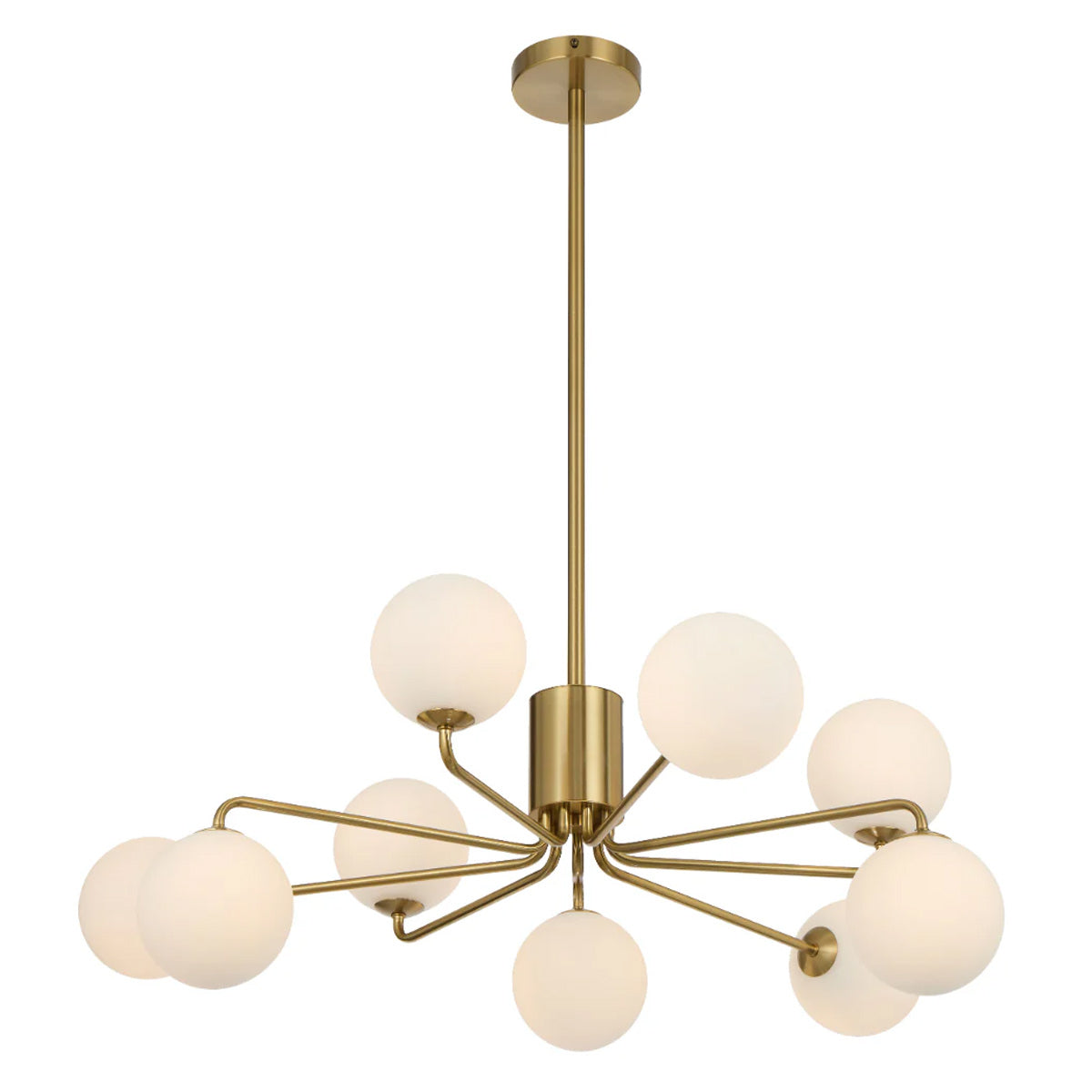 Felton 9 Light Glass Sphere Pendant with Interchangeable Shades