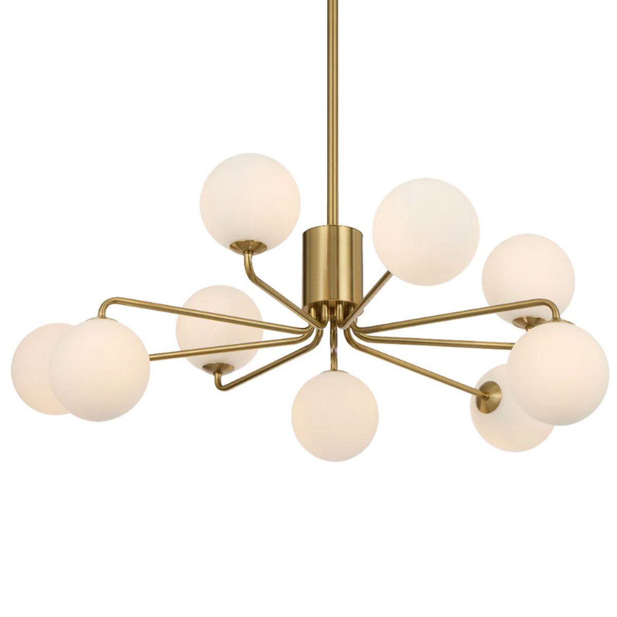 Felton 9 Light Glass Sphere Pendant with Interchangeable Shades
