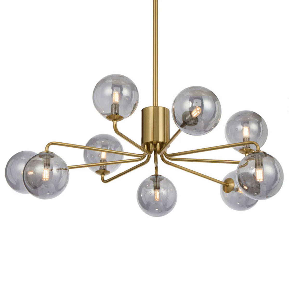 Felton 9 Light Glass Sphere Pendant with Interchangeable Shades