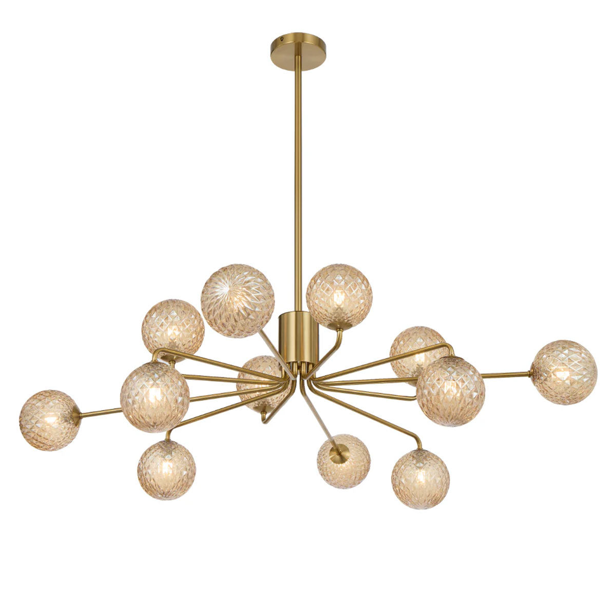 Felton 12 Light Glass Sphere Pendant with Interchangeable Shades