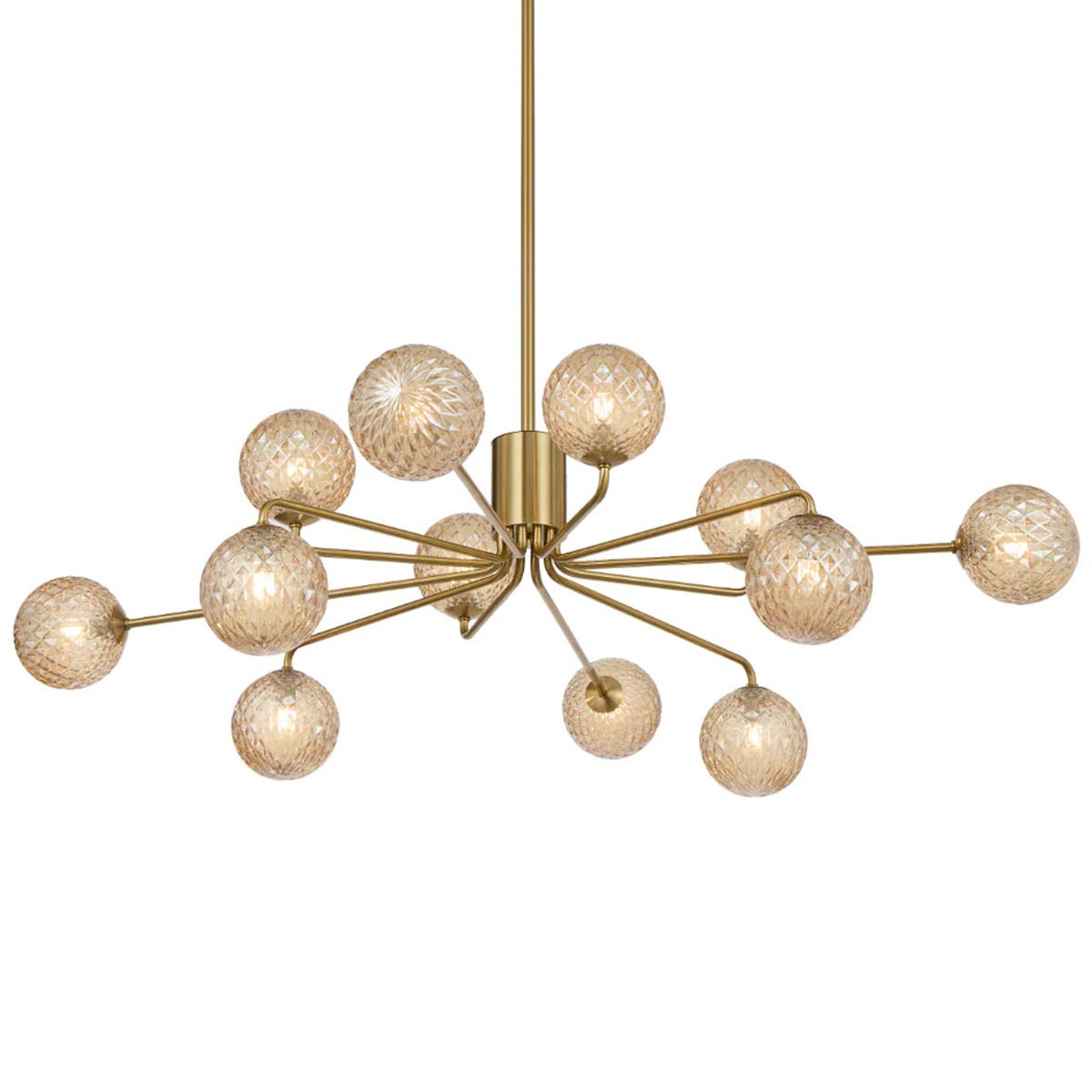 Felton 12 Light Glass Sphere Pendant with Interchangeable Shades