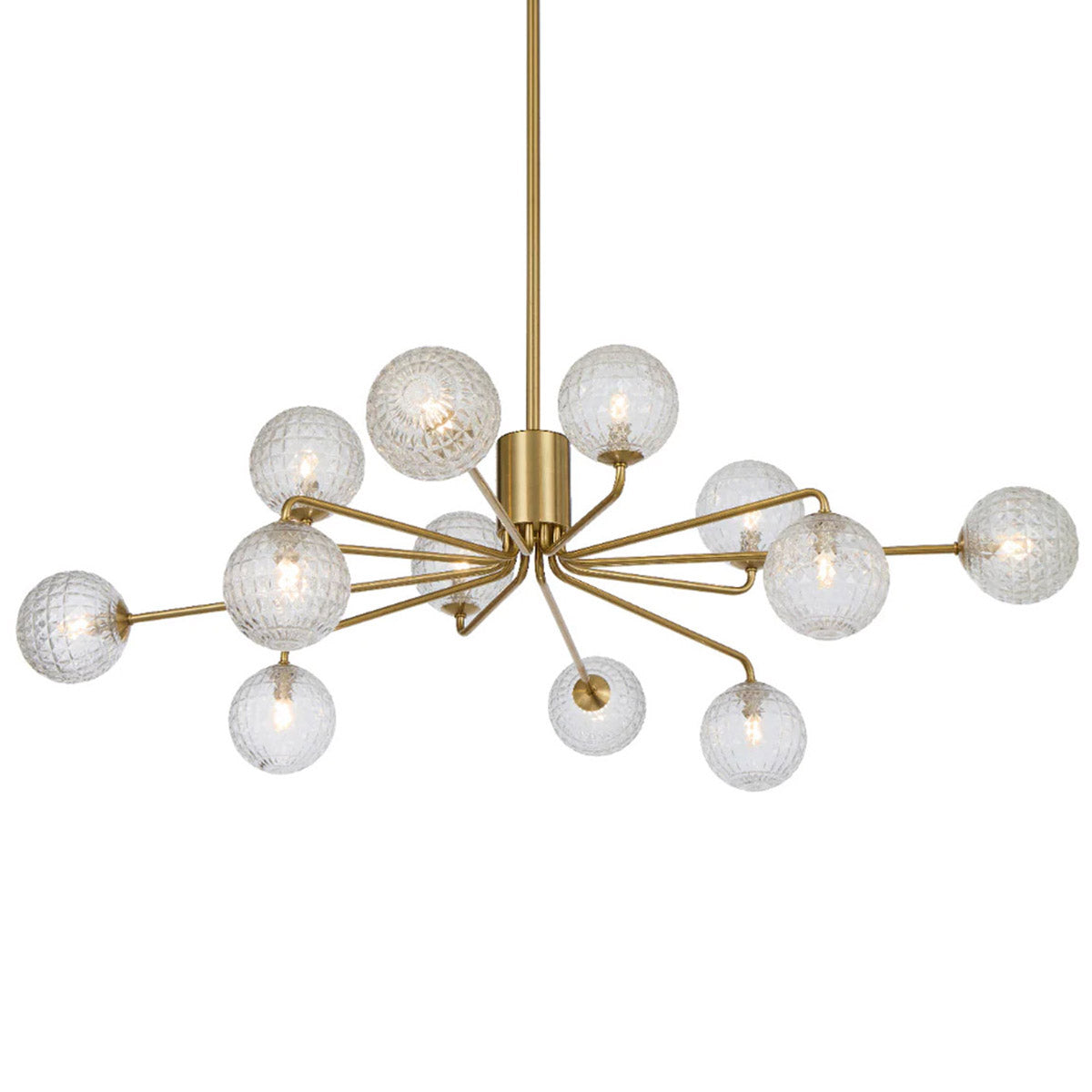 Felton 12 Light Glass Sphere Pendant with Interchangeable Shades