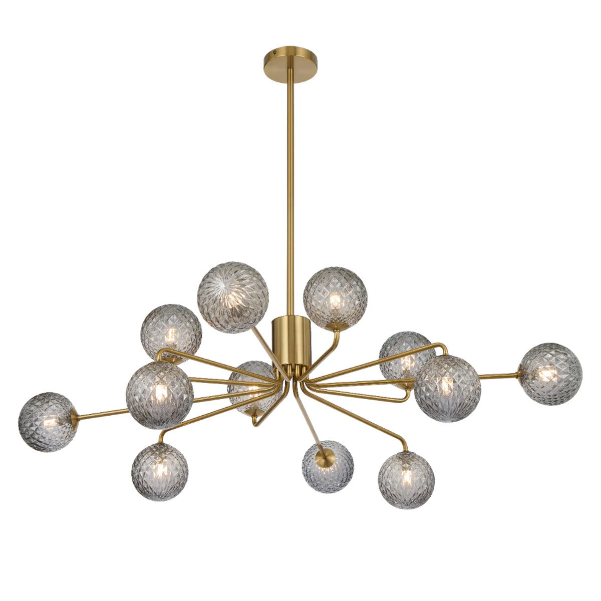 Felton 12 Light Glass Sphere Pendant with Interchangeable Shades