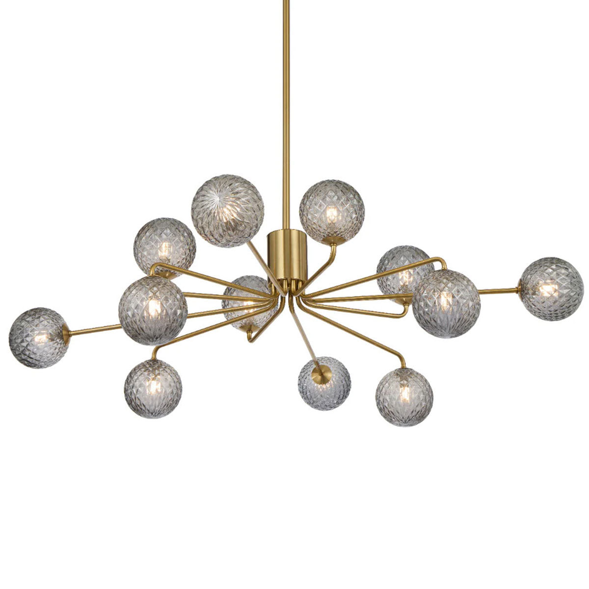 Felton 12 Light Glass Sphere Pendant with Interchangeable Shades