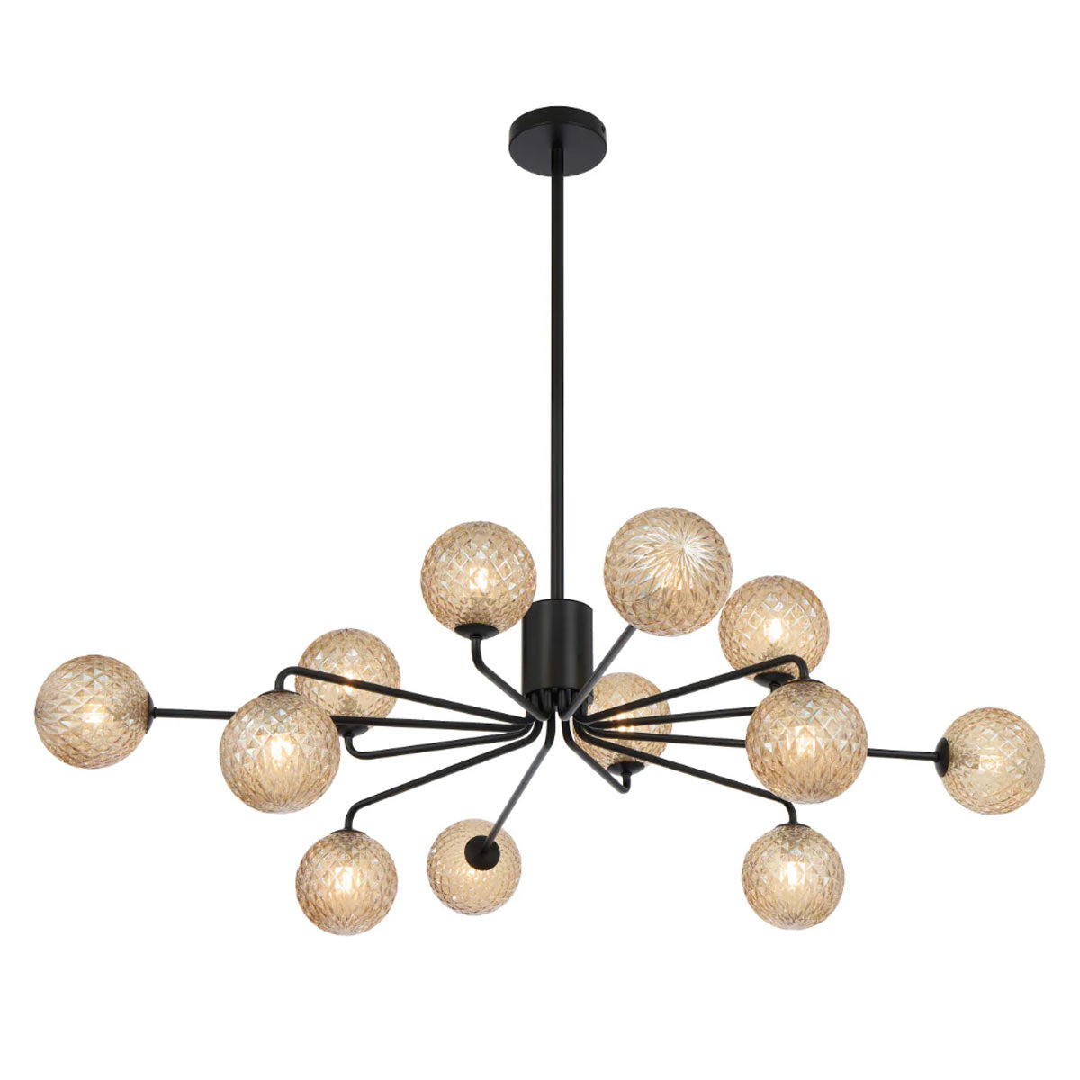 Felton 12 Light Glass Sphere Pendant with Interchangeable Shades