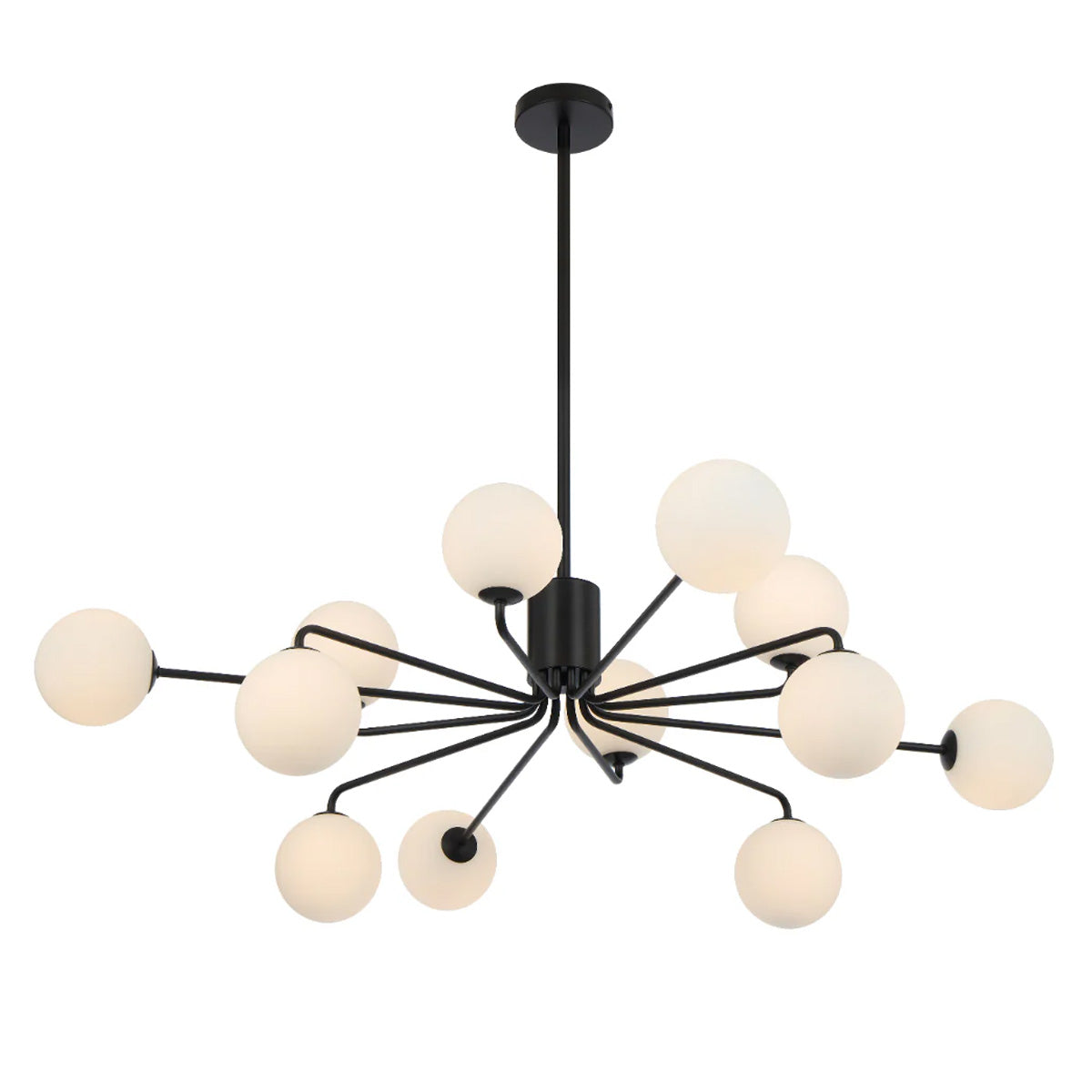 Felton 12 Light Glass Sphere Pendant with Interchangeable Shades