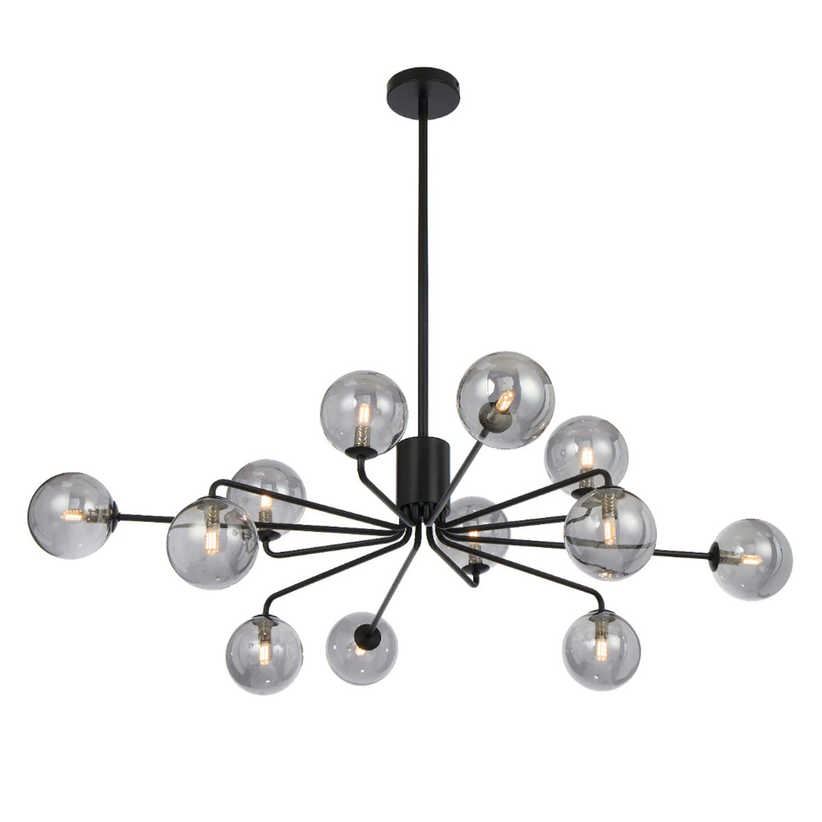 Felton 12 Light Glass Sphere Pendant with Interchangeable Shades