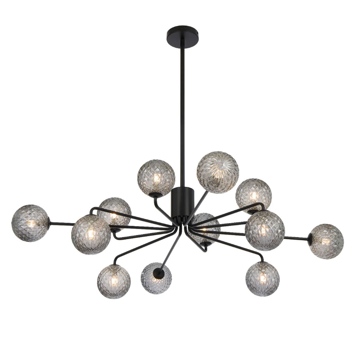 Felton 12 Light Glass Sphere Pendant with Interchangeable Shades